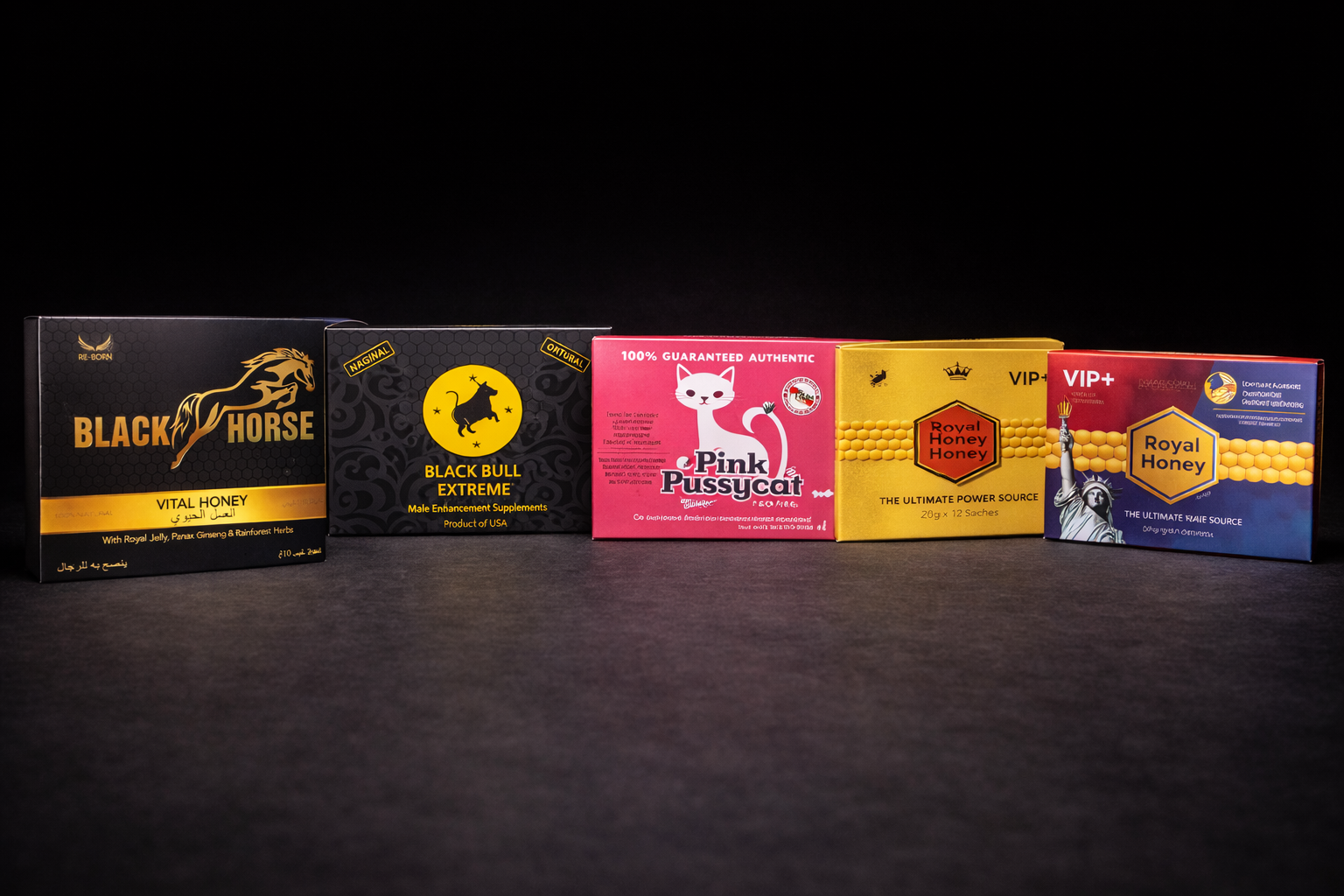 VIP Elite Honey – Pack Completo 5 Cajas Premium